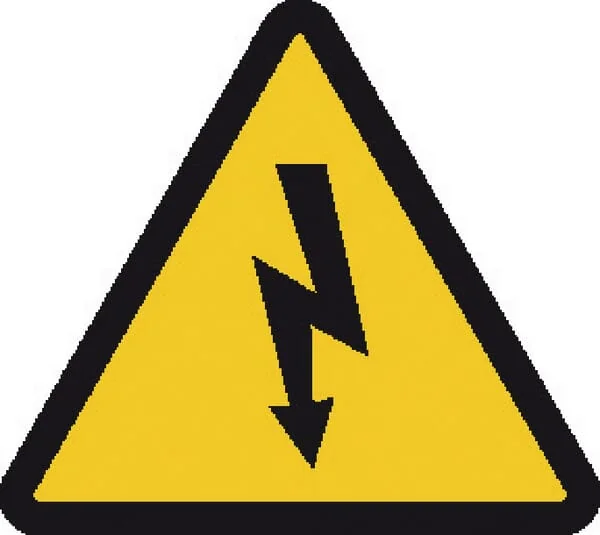 Brady - WB250222 - Sticker Warning Sign Voltage 100x100mm Brady