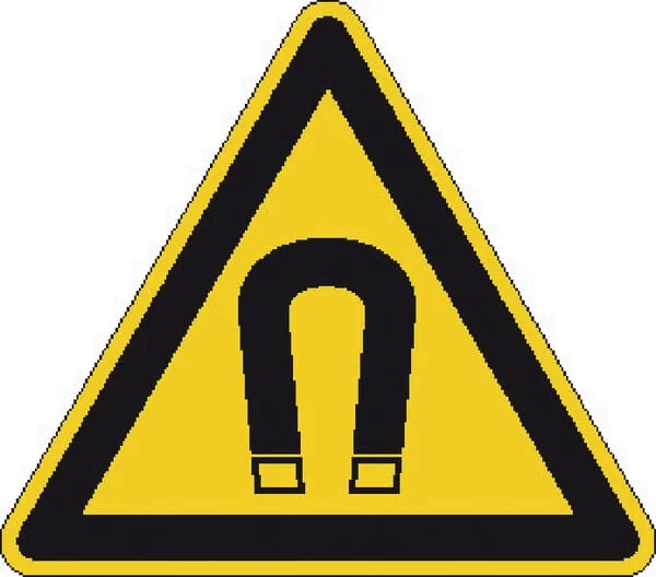Brady - WB250266 - Sticker Warning Sign Magnetic Field 50x50mm Brady