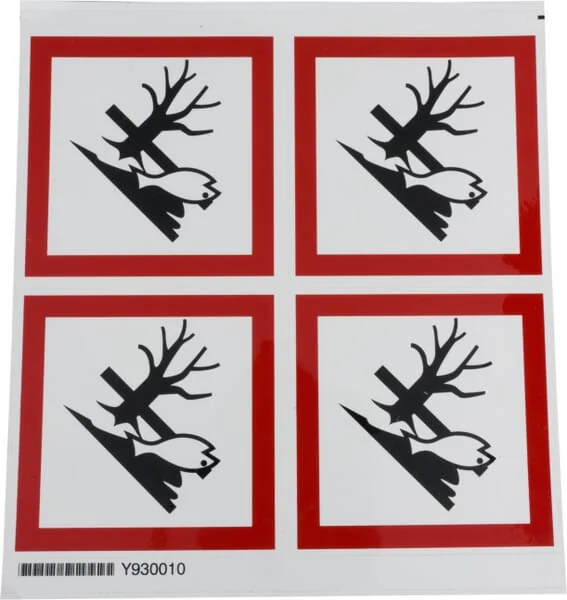 Brady - WB251299 - Sticker Hazardous For The Environment