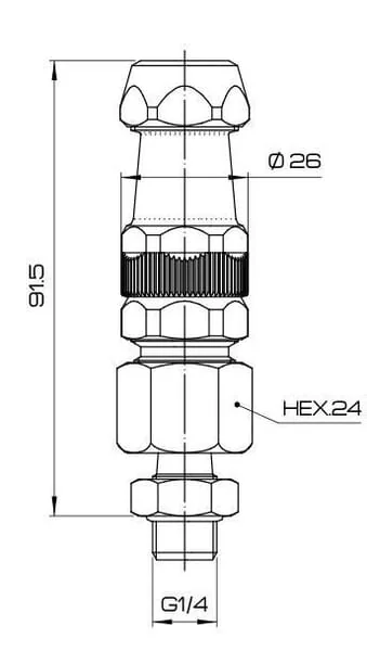Braglia - 606101118 - Spare Nozzle M60 18mm