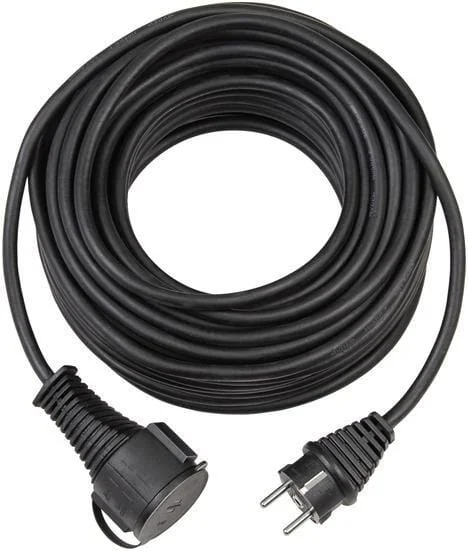 Brennenstuhl - EM1161470 - Black Extension Cable 25M