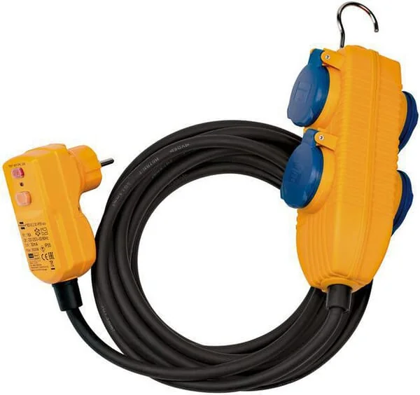 Brennenstuhl - EM1168720010 - Safety Adaptor And Power Block