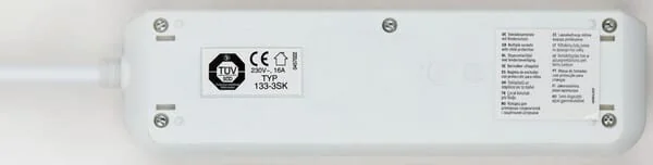 Brennenstuhl - EM320015 - Triple Socket White