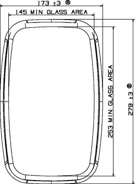 Britax - 7112020B - Britax Mirror