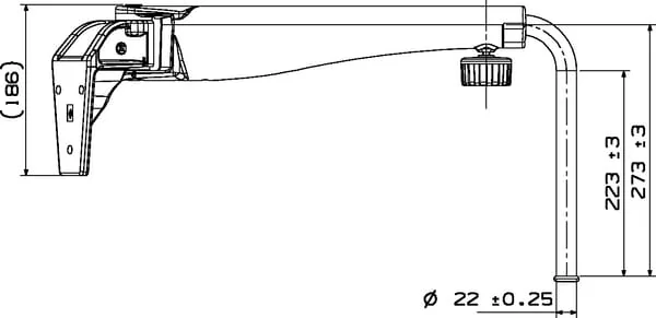 Britax - 7260002A - Telescopic Arm RH