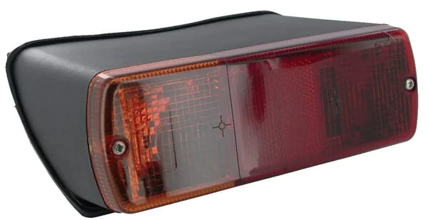 Britax - 83960375N - Rear Light RH Rectangular, 12/24V, Red/Amber, Bolt On, 200x85x85mm