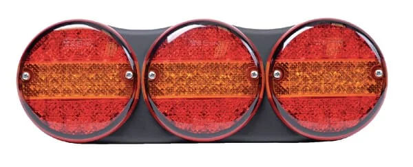 Britax - L14100L24V - Rear Light LED, Rectangular, 24V, Amber/Red, Bolt On, 424x75mm