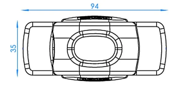 Britax - L450120LMV - LED Contour Lighting Vertical