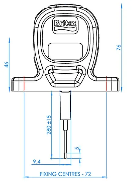 Britax - L450120LMV - LED Contour Lighting Vertical