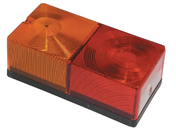 Britax - TOR2445 - Rear Light Rectangular, 12/24v, Amber/Red, Bolt On, 160x56x80mm, Britax
