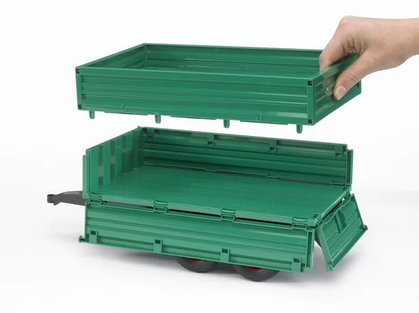 Bruder - U02010 - Trailer with Raised Sides