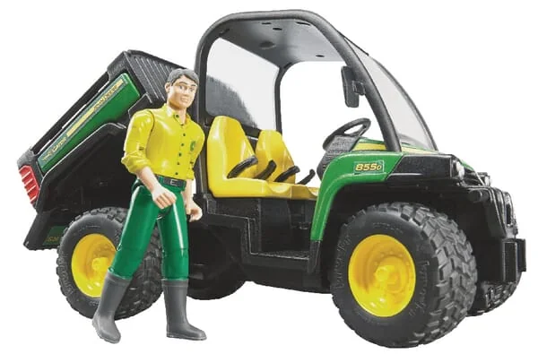 Bruder - U02490 - Toy John Deere Gator 855D with Driver