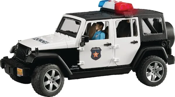 Bruder - U02526 - Jeep Rubicon Police Vehicle