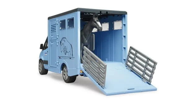 Bruder - U02674 - MB Sprinter Animal Transporter With 1 Horse