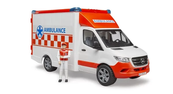 Bruder - U02676 - MB Sprinter Ambulance With Driver And Light + Sound Module
