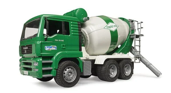 Bruder - U02739 - Man TGA Cement Mixer Truck Rapid Mix