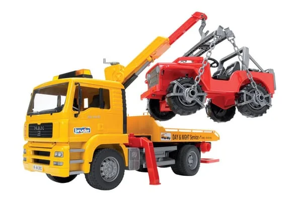 Bruder - U02750 - Man Tow Truck + Cross Country Vehicle