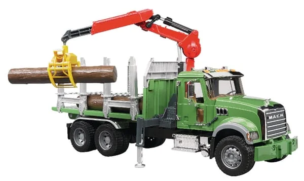 Bruder - U02824 - Mack Granite Log Transport Truck