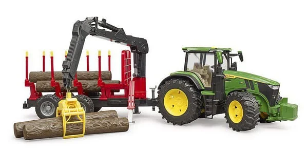 Bruder - U03154 - John Deere 7R 350 With Tree Trailer