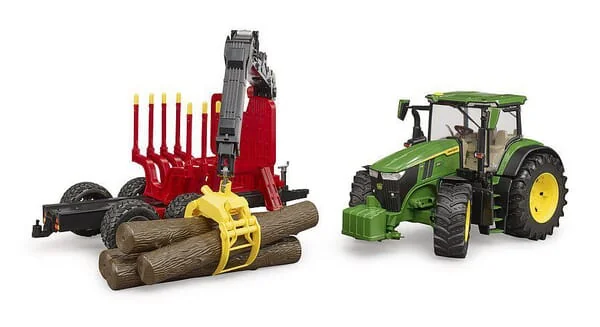 Bruder - U03154 - John Deere 7R 350 With Tree Trailer