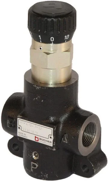 Bucher - MTKA2VBM08 - Flow Control Valve 3-Way 0-25 l/min