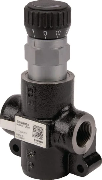 Bucher - MTKA2VCM08 - Flow Control Valve 3-Way 0-50l/min