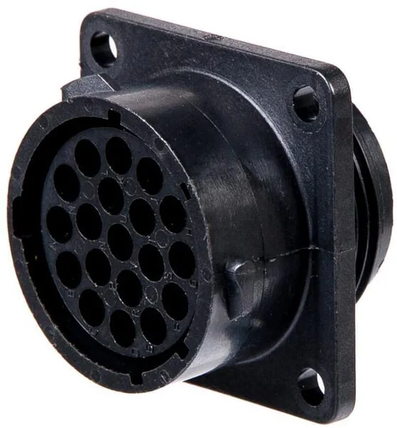 Burndy - BUUTP01619S - Chassis Socket 19 p. Female 16Ac Tt