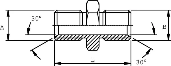 Burnett & Hillman - DNB20 - Adapter M-M 1-1/4 Inch BSP