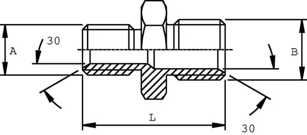 Burnett & Hillman - VNB0804 - Adaptor M 1/2x1/4 BSP