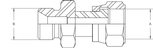 Burnett & Hillman - VNBOW1912 - Adaptor M/F 3/4BSP x 1-3/16ORFS