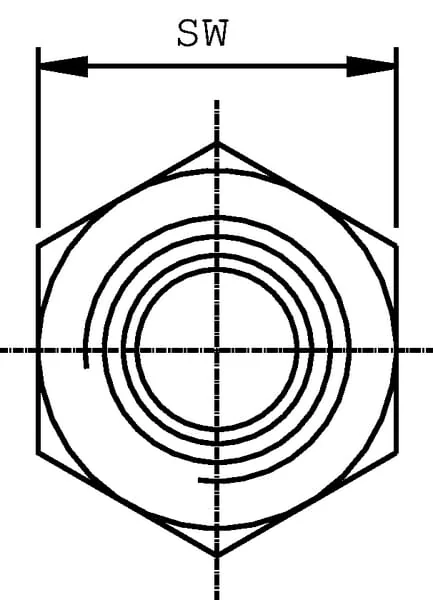 Burnett & Hillman - VNBW0816 - Adaptor M/F 1/2 x 1 BSP