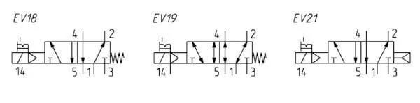 Camozzi - 452N01522 - Camozzi 5/2-Way Solenoid Valve