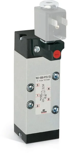 Camozzi - 951000P1523 - Camozzi 5/2-Way Solenoid Valve