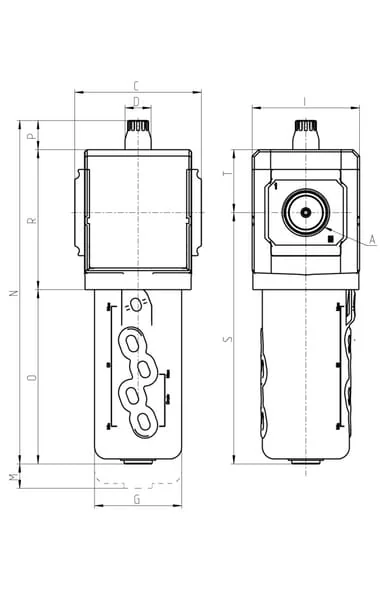 Camozzi - MX212L00 - Camozzi Oil Mist Lubricator
