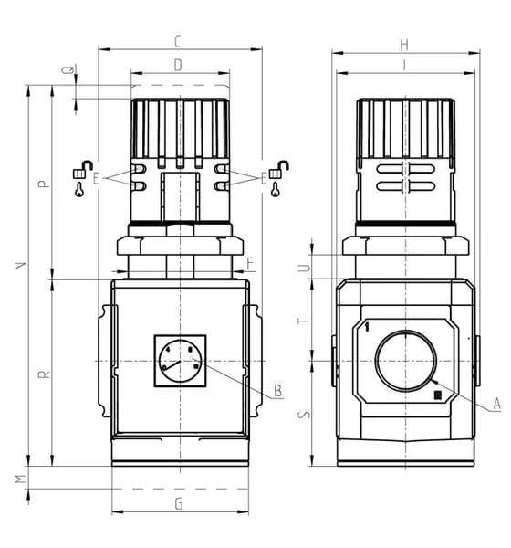 Camozzi - MX334R004 - Camozzi Pressure Regulator