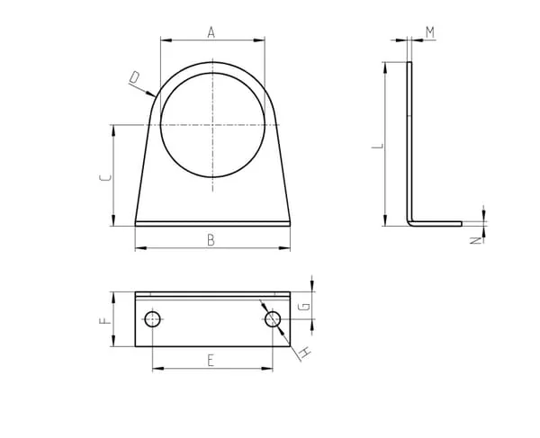 Camozzi - MX3S - Regulator Mounting