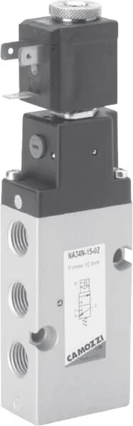 Camozzi - NA34N1502 - Camozzi 3/2-Way Solenoid Valve