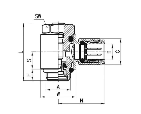 Camozzi - PSCU6083810 - Camozzi Flow Control Valve