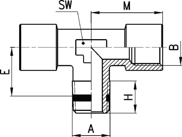 Camozzi - S20601414 - S2060 1/4-1/4 Pipe Fitting