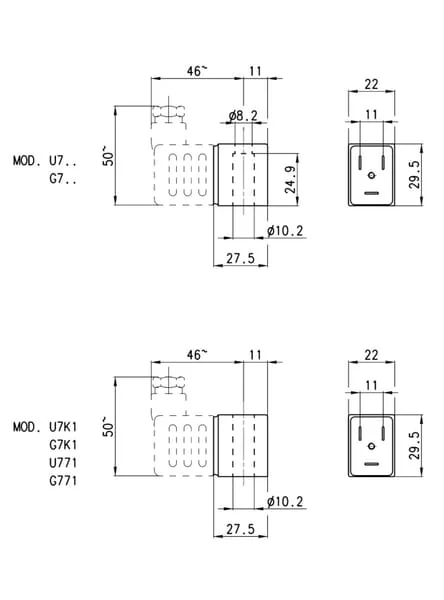 Camozzi - U73 - Camozzi Solenoid Coil 24V DC