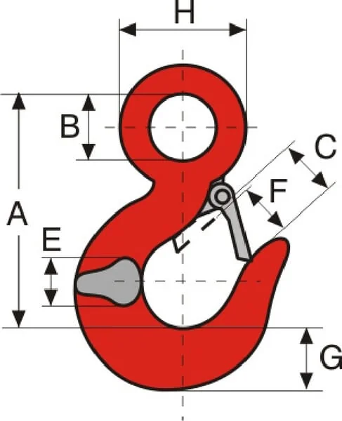 Cartec - WA33SN - Chain Eye Hook 16mm
