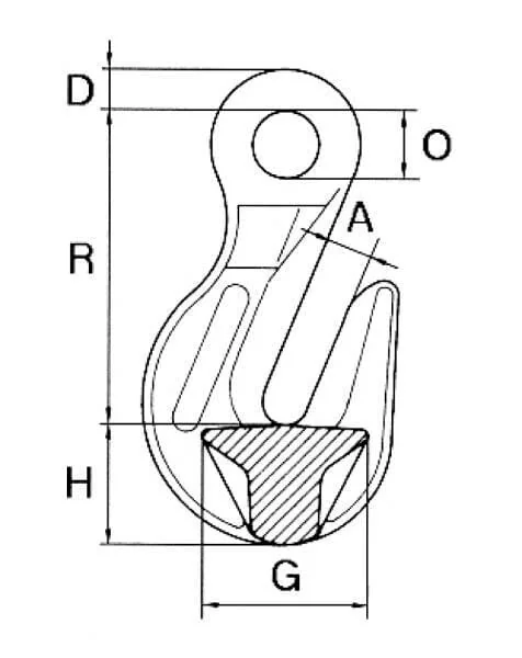 Cartec - WA43 - Grab Hook 8 T