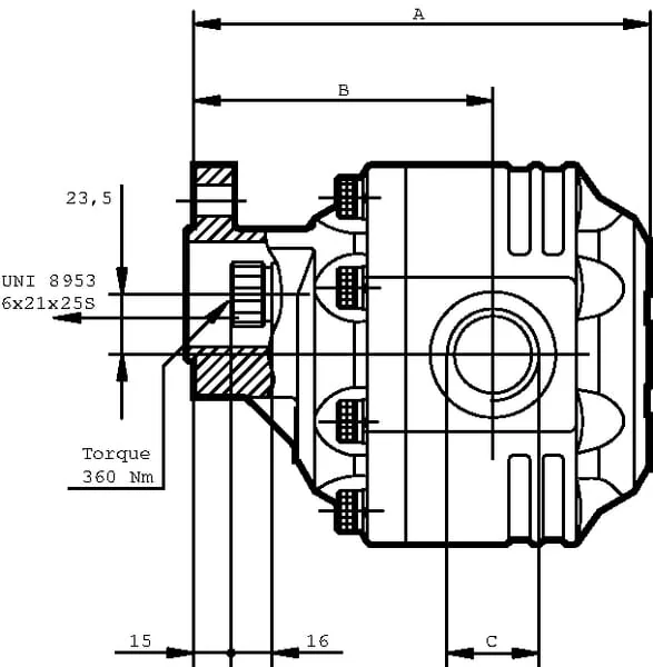 Casappa - FP3027S - Pump FP30.27S0-19T1-LGE/GE-N