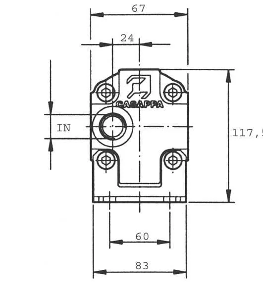 Casappa - PLD1042VPIF - Distribution Motor Pld10-Cs-Gs/10.2x