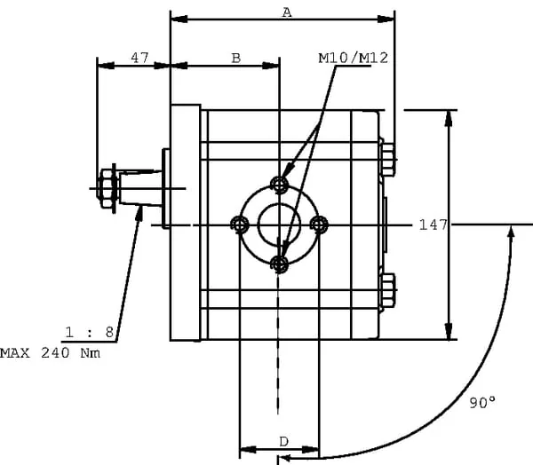 Casappa - PLM3034S83E3 - Motor plm30.34s0-83e3-leb/ed-n