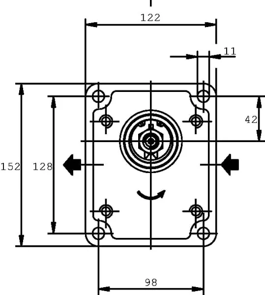 Casappa - PLM3038R83E3 - Motor plm30.38r0-83e3-leb/ed-n