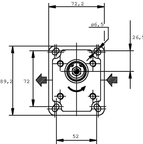 Casappa - PLP101S081E1 - Pump plp 10.1 -s0 81-e1 lbb/ba