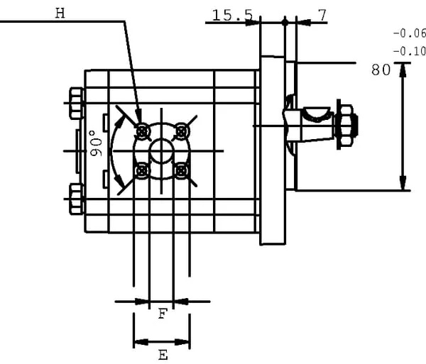 Casappa - PLP2014D355B2 - Pump PLP20.14-D3-55-B2