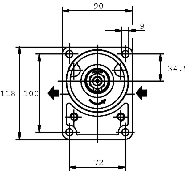 Casappa - PLP2020S355B2 - Pump PLP20.20-s3-55-b2