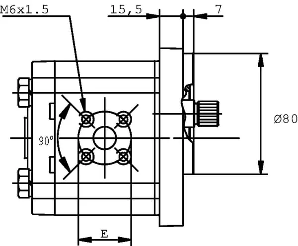 Casappa - PLP2025D012B2 - Pump PLP20.25d0-12b2-lbe/bc-n-el Fs
